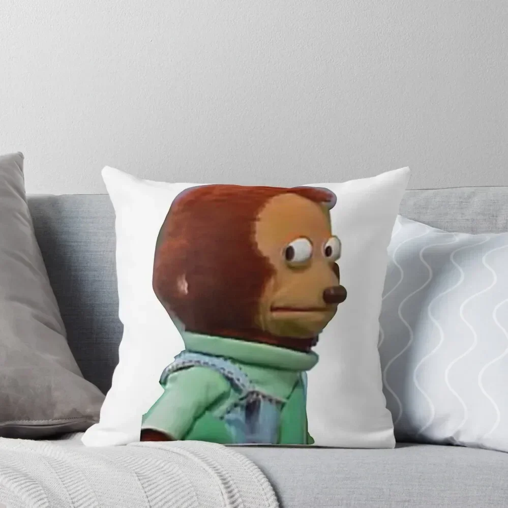

Side Eye Monkey Meme Throw Pillow New year bed pillows Luxury Cushion Cover Cushion Cover Set pillow