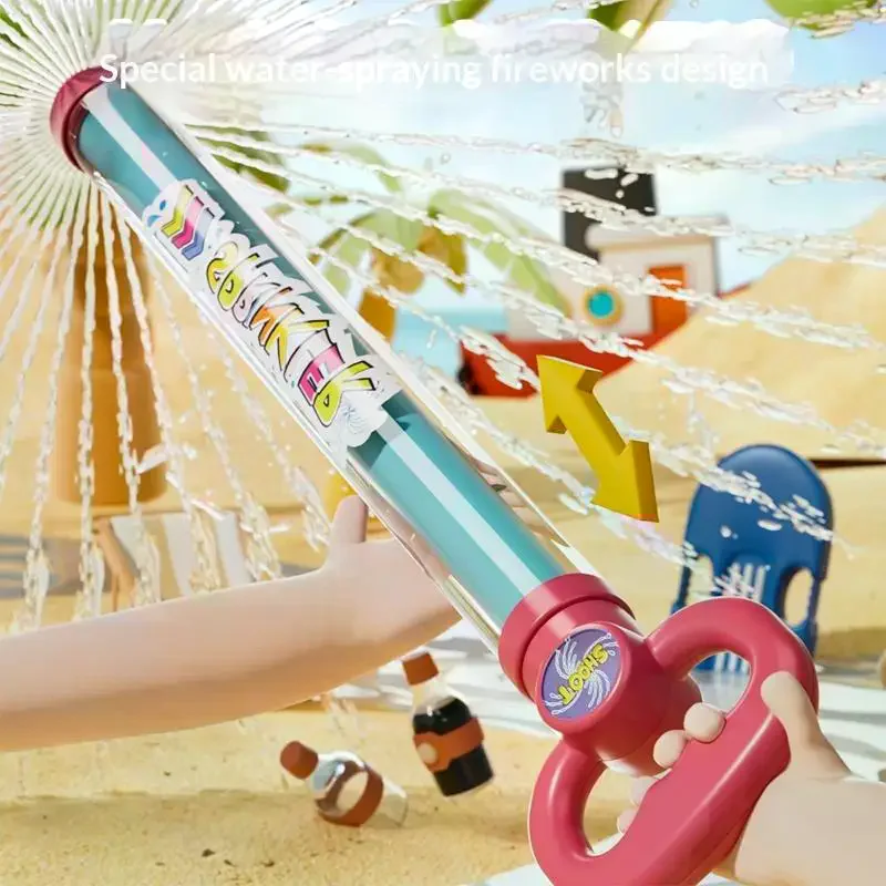 /GJ/Children's Toys Pusher Type Fun  Water Jet Spray Toy  Water  Water Splashing Festival Equipment 1/5Pcs