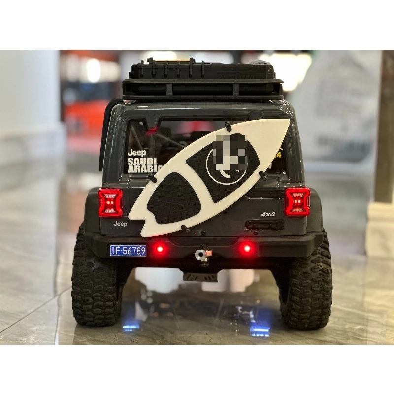 

Spare Tire Surfboard Decorate Parts for 1/7 MK07 & CK5811 RC Crawler Car, High Simulation Scale Accessories, Upgrade Parts