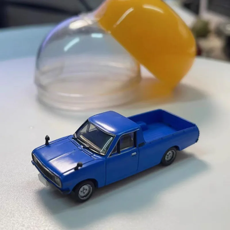 AOSHIMA 1:64 Scale Pickup Twist Egg Truck Simulation Car Model Static Collection Decorated Holiday Toy Gift