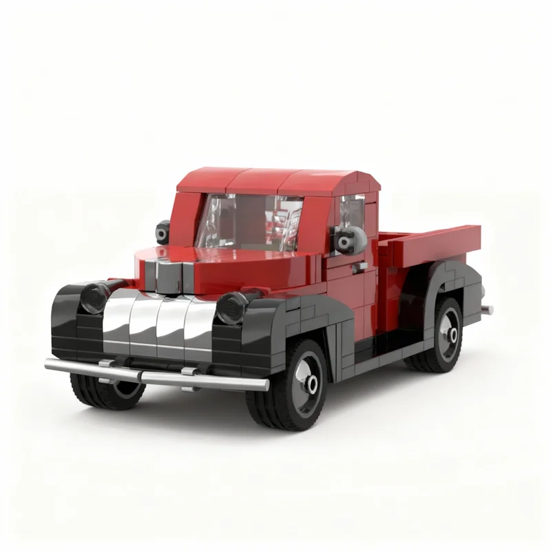 306pcs MOC Creator Chevroletes PickUp Model Building Blocks Architecture Collection Education Assemble Art DIY Creative Birthday