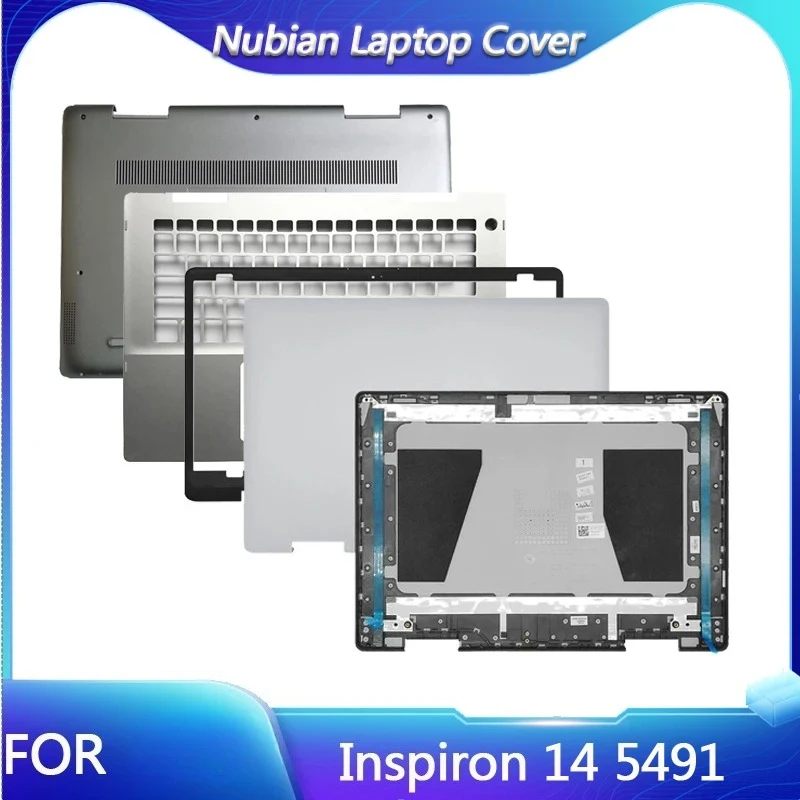 

New For Inspiron 14 5491 LCD Back Cover Bezel Palmrest Bottom Case Laptop Housing Cover