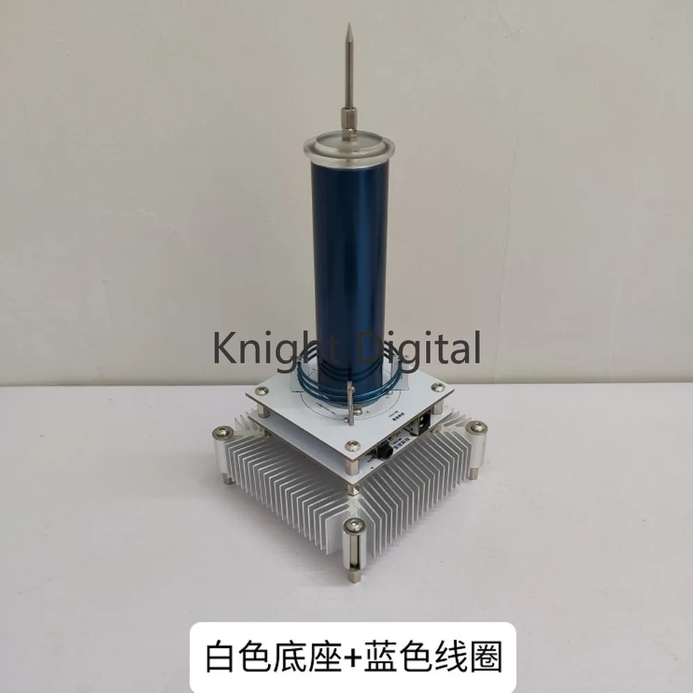 Tesla Spule Tesla Coil Plays Music  Plasma Speaker Lights Up In Space  Ion Windmill Wreath Coil Mesh Diy Electronic Kit
