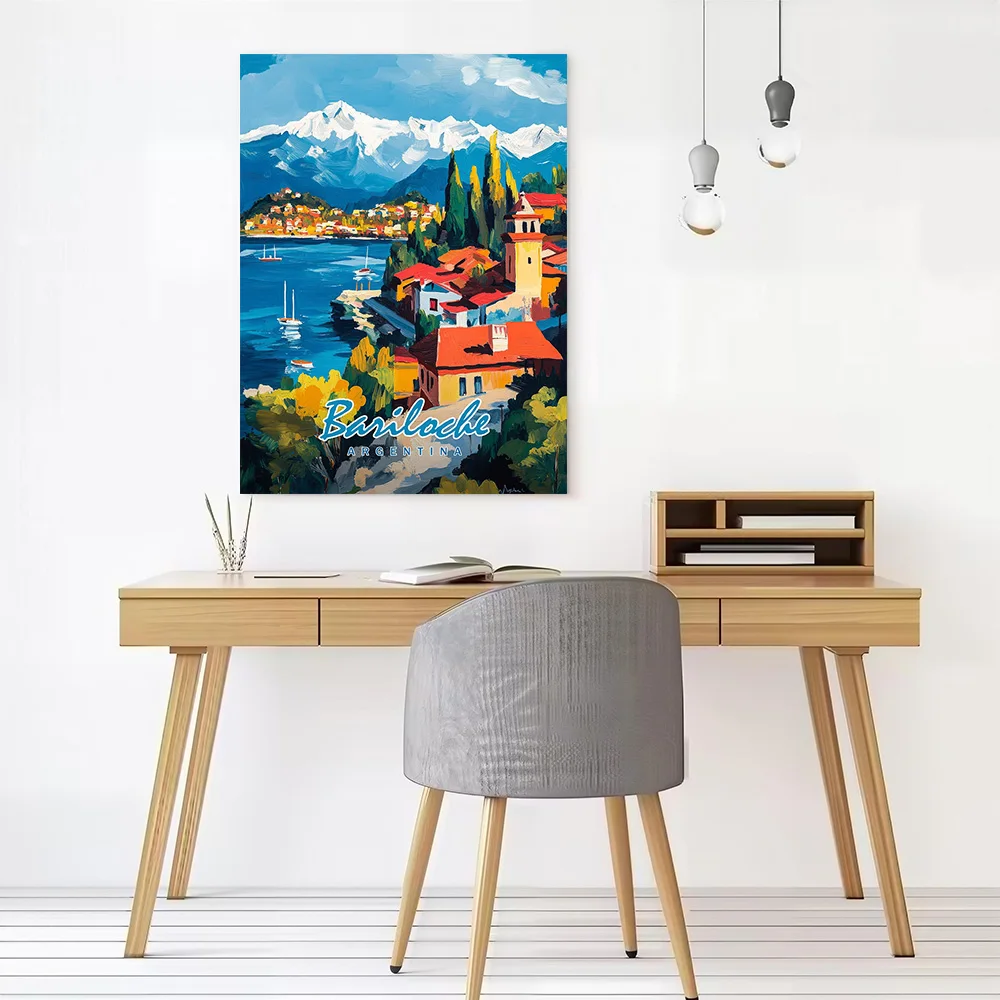 Bariloche Aesthetic Decoration Argentina Painting Canvas Wall Art Poster Custom Photo Print Modern Painting for Fans Home Decor