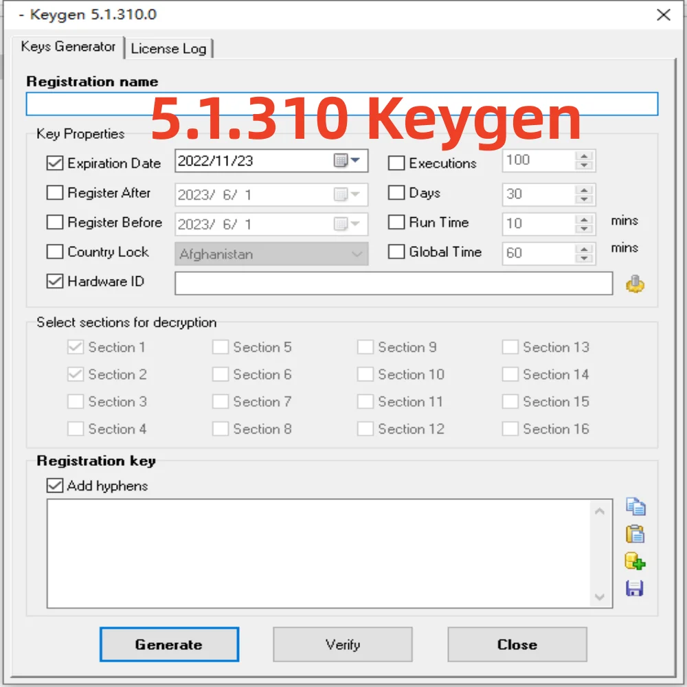 2023 New 5.1.310 Keygen Unlimited Install for many PC Free Credit