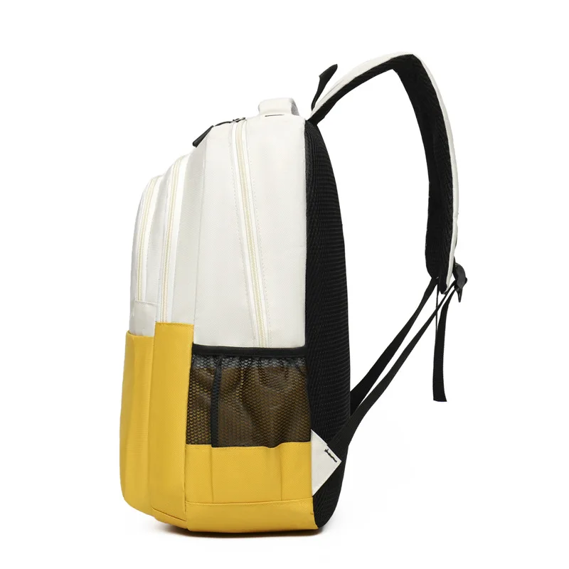 Multi-layer Backpack Contrasting Color Shoulder Women's Bag Fashion Leisure Lightweight Travel Outdoor Campus Student Backpacks
