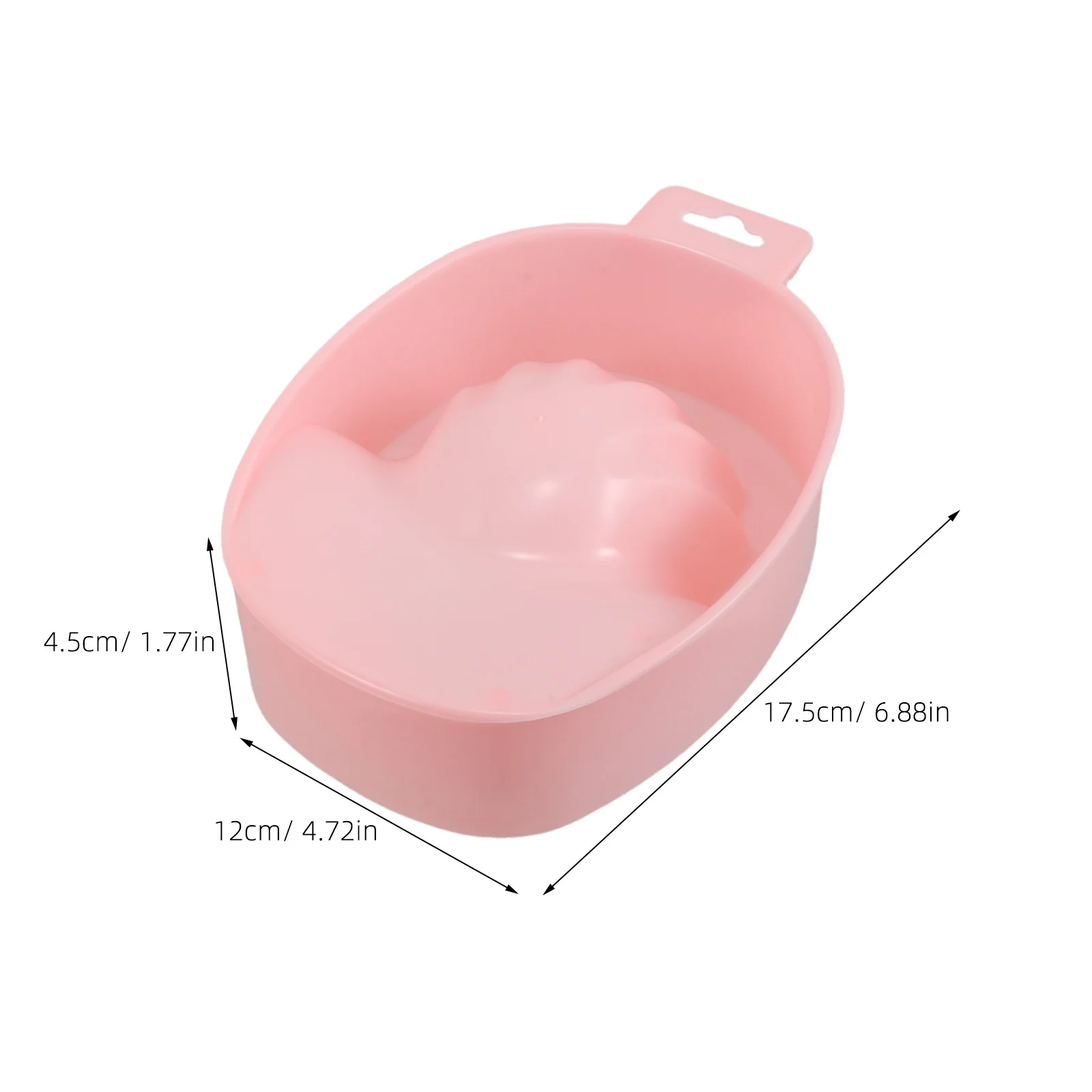 5 قطعة مسمار تمرغ السلطانية مريح واسعة الفم مانيكير حوض نقع قبالة إزالة طلاء الأظافر السلطانية سبا مانيكير حوض سبا السلطانيات