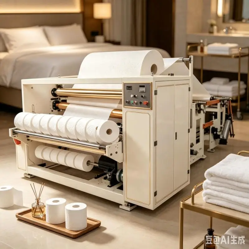 Industrial Toilet Paper Making Machine Customized Jumbo Roll Tissue Converting Line Automatic Rewinding Equipment