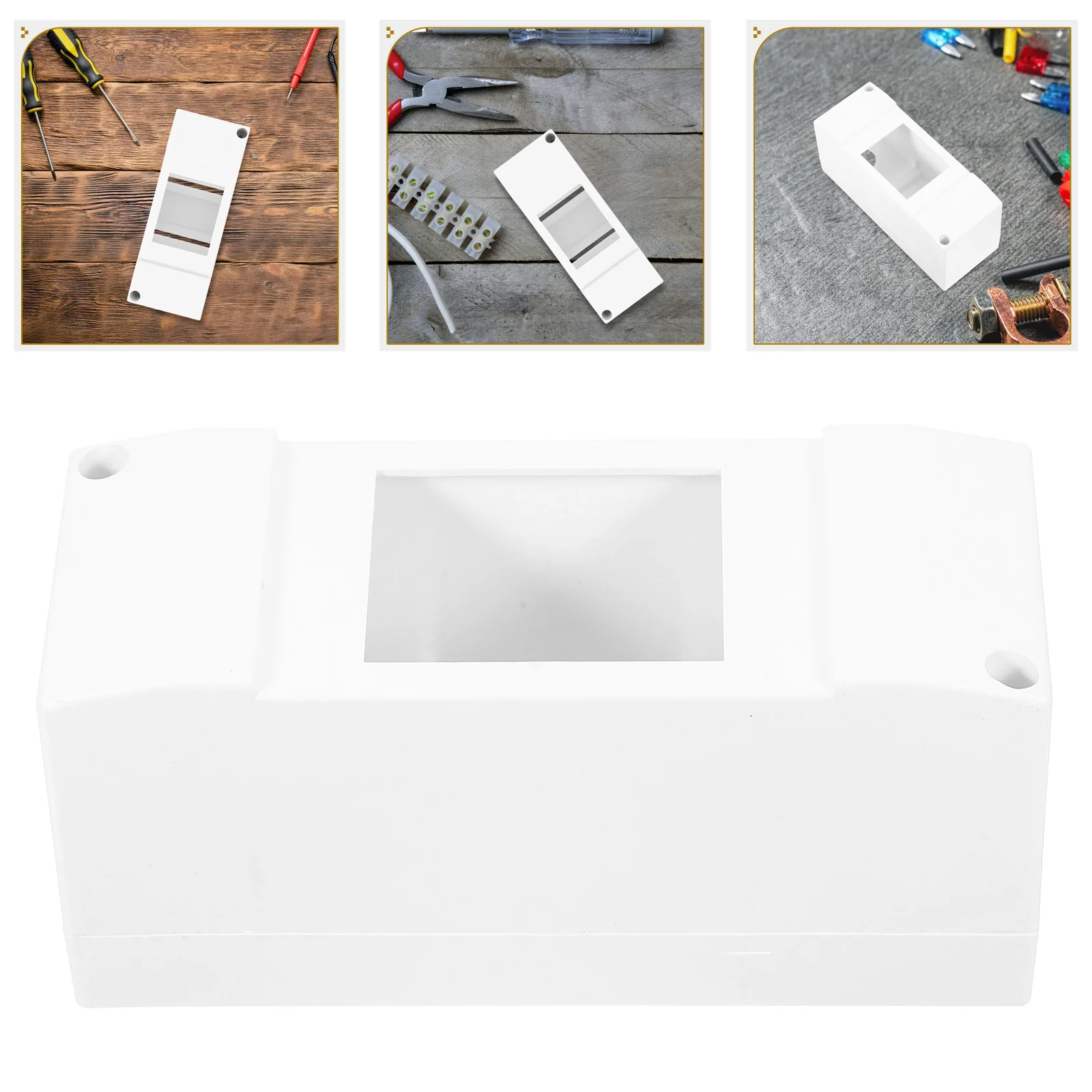 

3Pcs Circuit Breaker Protection Covers Fits Dz47-63 Plastic Shell for Indoor Distribution Boxes Circuit Breaker Junction Box