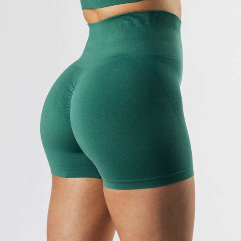 New Scrunch Butt Shorts Women Workout Gym Shorts High Waist Yoga Shorts Seamless Booty Shorts Active Amplify Short Fitness short