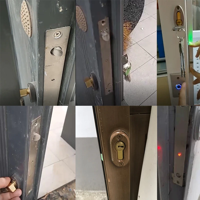 Electric Mortise Lock DC 12V Fail Secur Electric Drop Bolt Lock Door Access Control Security Lock time delay with mechanical key