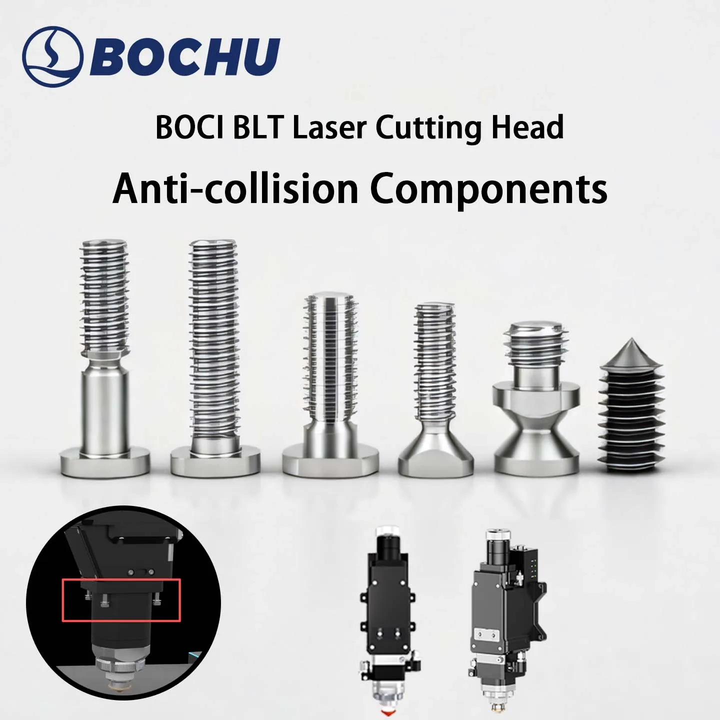 BOCI Laser Cutting Head Anti-collision Component Capacitor Head Fixing Screws Tighten Safety Screw For BLT Series Laser Cutter