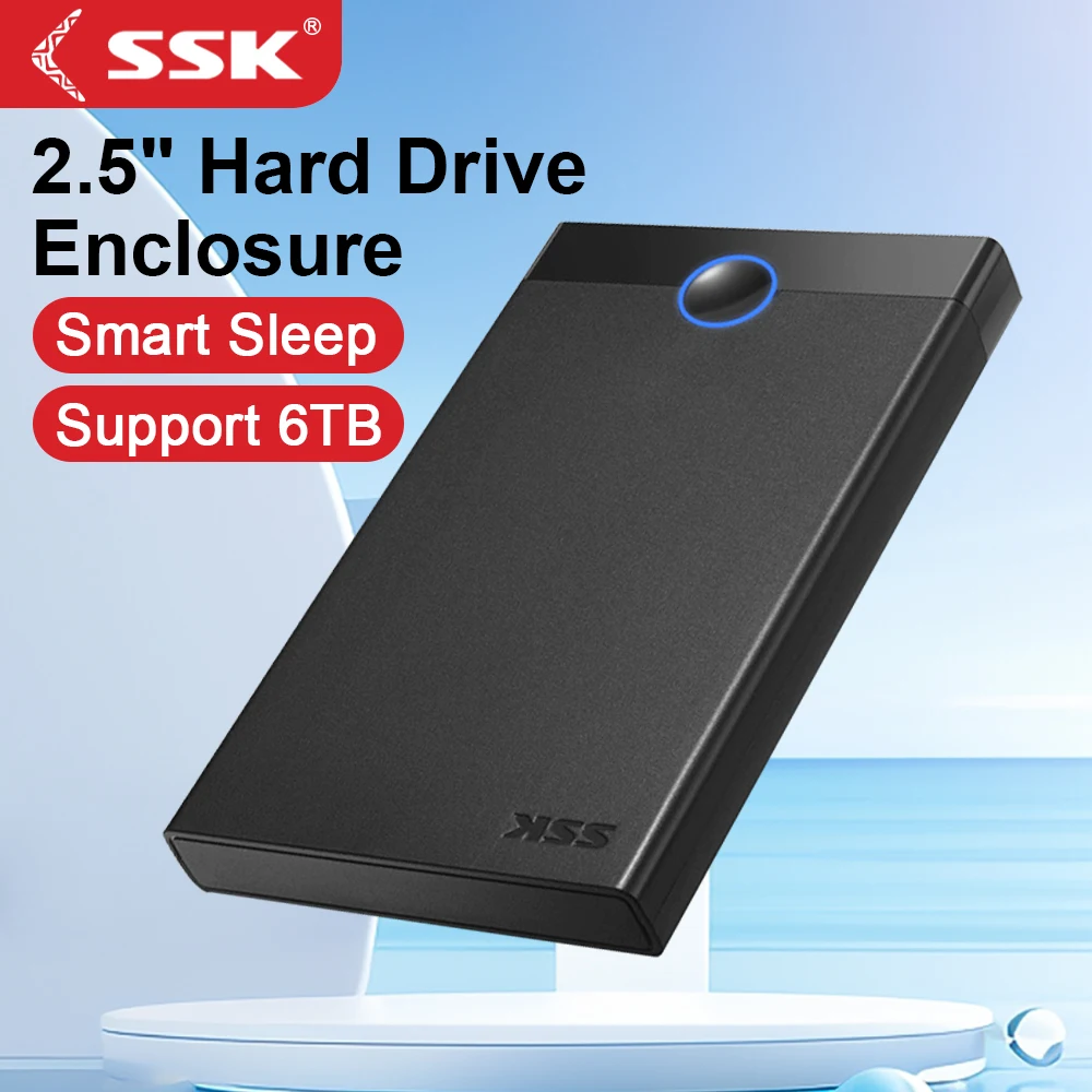 

Корпус для жесткого диска SSK 2,5-дюймовый адаптер SATA-USB 3.0 Корпус для жесткого диска SSD-диска Корпус USB 3.0 Корпус для внешнего жесткого диска HD