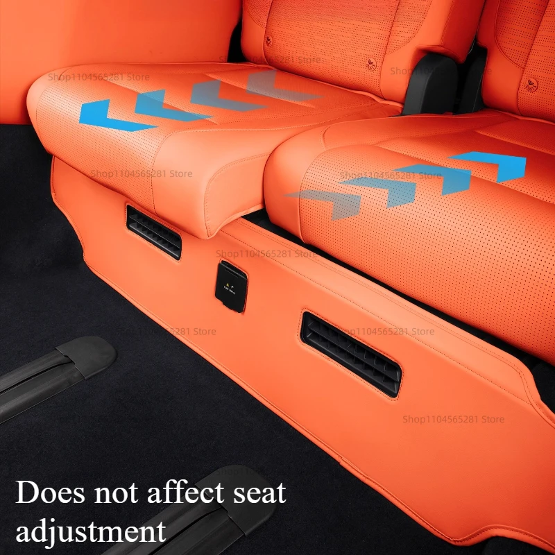 For Lynk&Co 900 Third Row Leather Protective Pad Mat under Seats Car Styling Modified Accessories