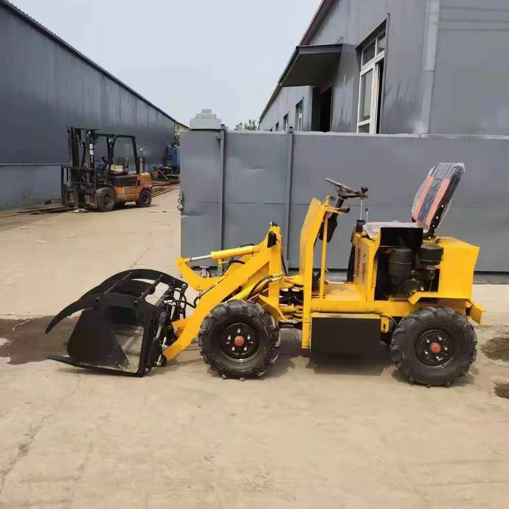 موقع البناء الصغير الرمال والحصى تربية الزراعية إزالة السماد العشب المنتزع محمل الديزل الهيدروليكي أربع عجلات Dr #1