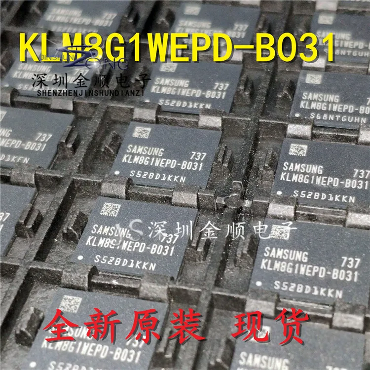 

Free shipping KLM8G1WEPD-B031 EMMC IC 10PCS