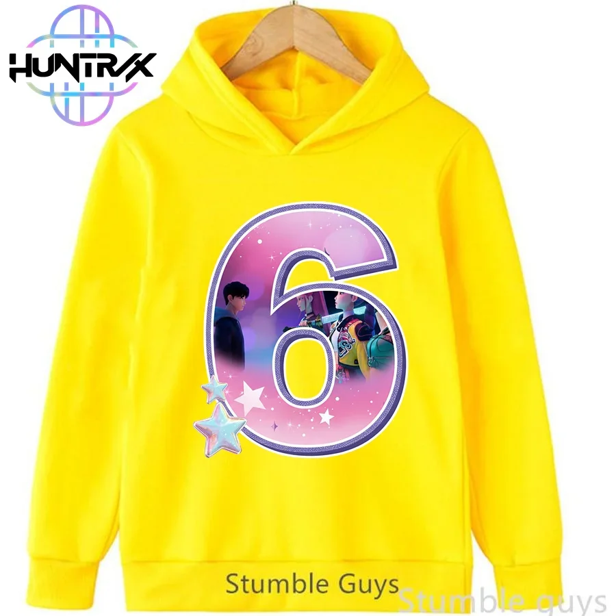 

Kids Kpop Demon Hunters Hoodie Autumn Boys Clothes Girls With Numbers 1-9 Print Outdoor Activity Wear Fashion Hoodie​