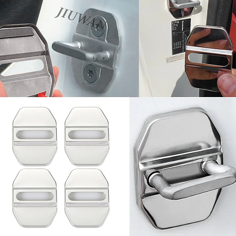 5 Styles Car Door Lock Protective Cover Decoration Accessories For Mercedes Benz E B C M ML SLK GLK W205 W166 W203 W204 W245