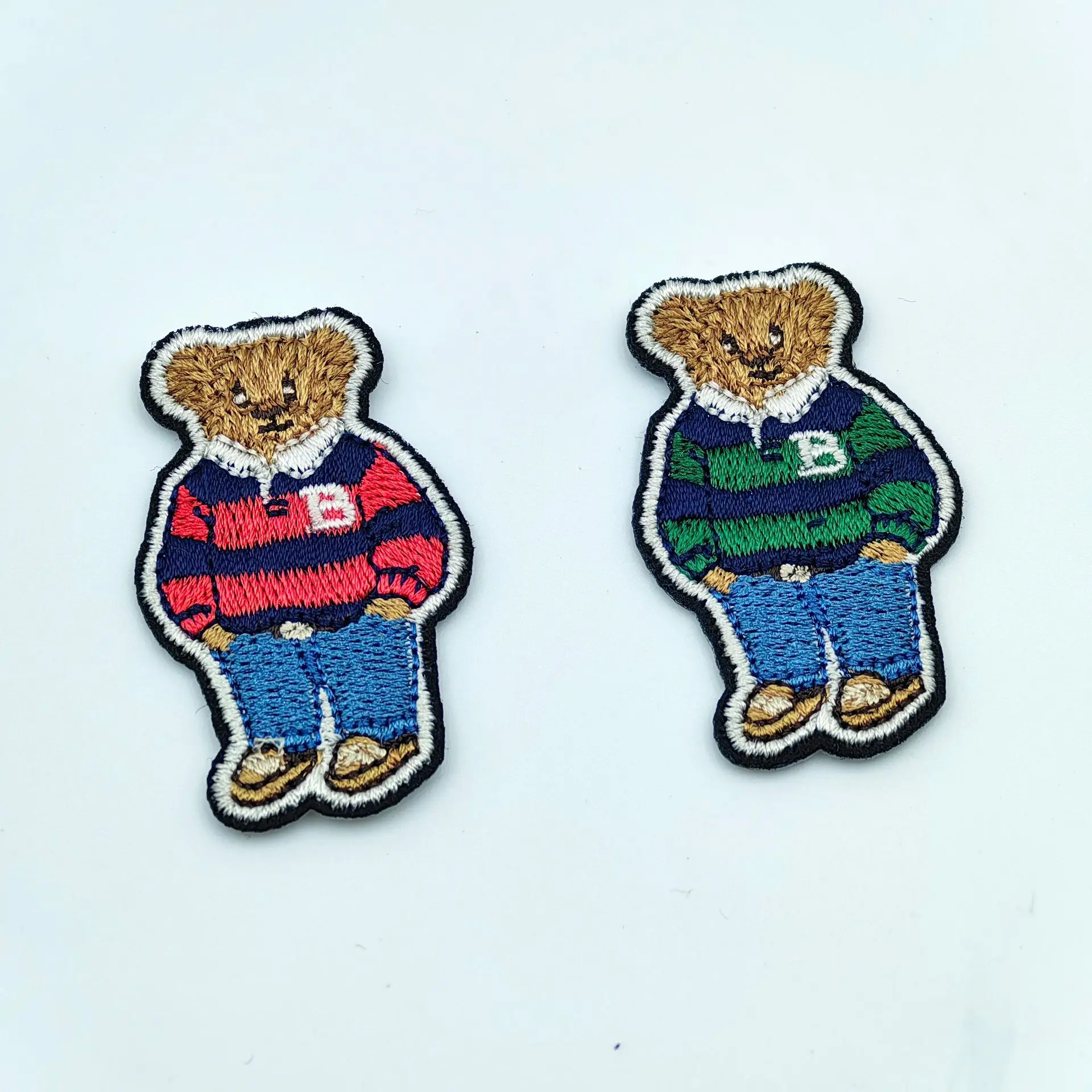 Cartoon teddy bear armband insert pocket embroidered patch military tactical morale badge outdoor clothing backpack sticker