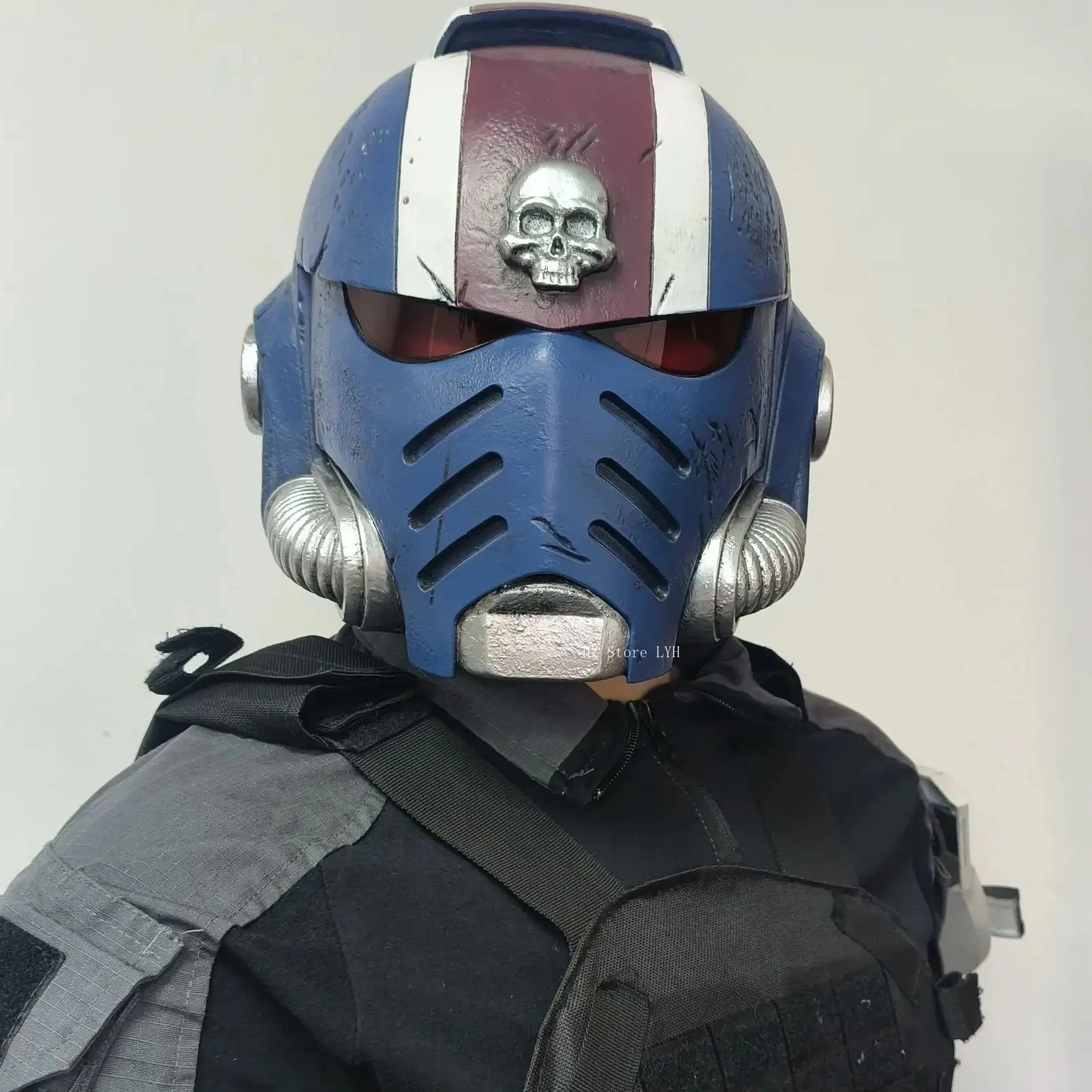 Titus casque casque espace casque jeu de rôle Marines 2 Halloween Cosplay masque pour carnaval fête homme adulte cadeau d'anniversaire TK023