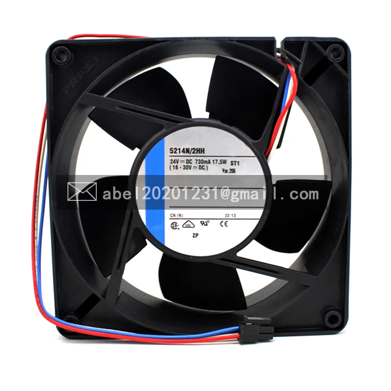 

BRAND NEW 5214N/2HH 5214 N/2HH 24VDC ORIGINAL COOLING FAN 12738 127*127*38MM