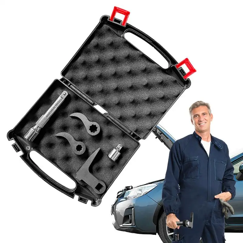 

Набор адаптеров для монтировки, набор адаптеров, головка адаптера с храповым механизмом, регулируемый инструмент для ремонта с удлинителем, удаление полувала