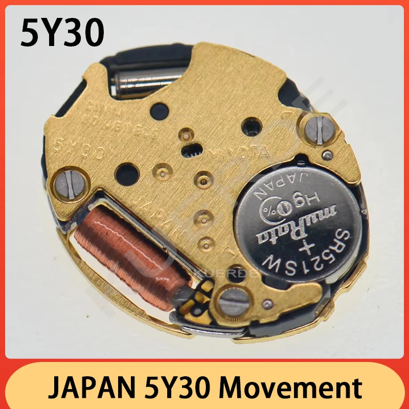 New Original MIYOTA 5Y30 Movement 5Y30 With Battery Quartz Electronic Movement Three Hands Watch Movement Parts