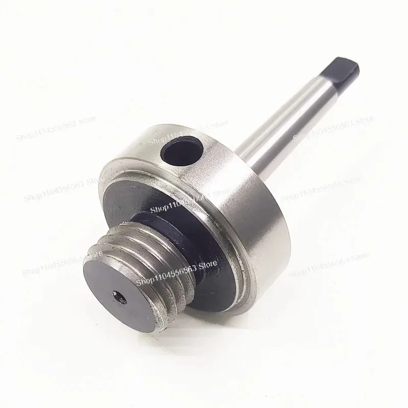 Conical hole, diameter 1 inch / 33 threads × 3.5 mm, used for the tailstock shaft of the lathe