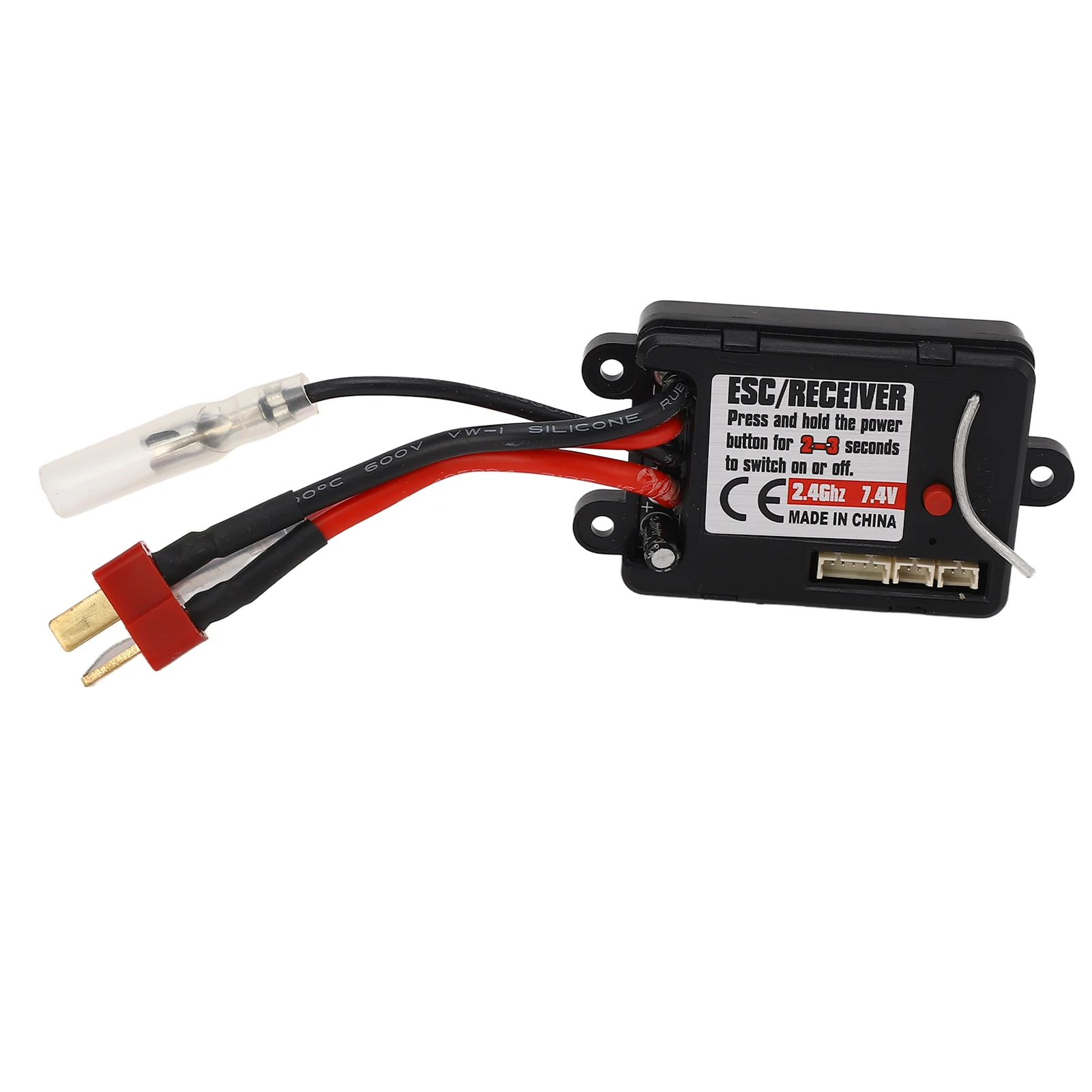 

30A RC Brushed ESC 2.4ГГц 4HC Водонепроницаемый, совместим с SCY 16101 16102 16103 16201, для радиоуправляемых машин 1/16, 30A RC Brushed ESC