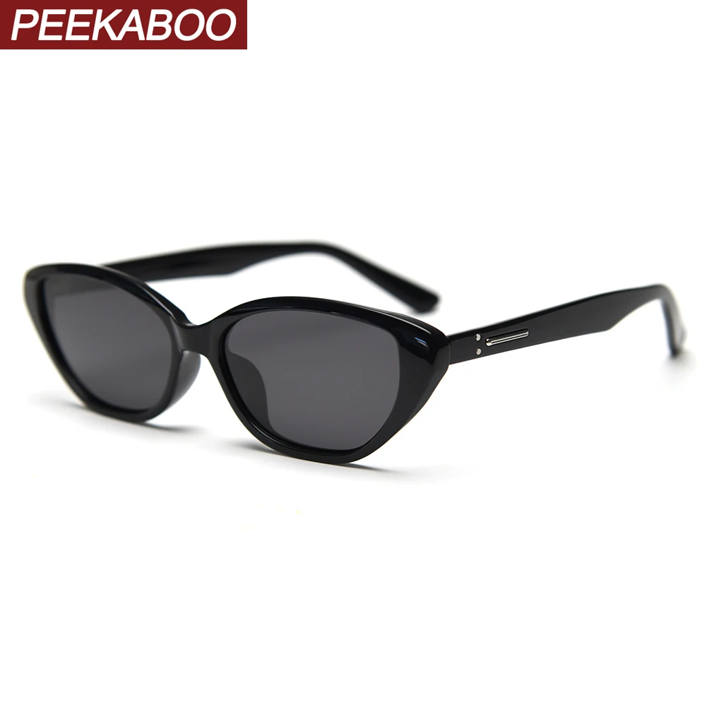 

Peekaboo солнцезащитные очки «кошачий глаз» для женщин, легкие коричневые, зеленые мужские солнцезащитные очки в стиле ретро uv400 TR90, унисекс, дорожные аксессуары для женщин