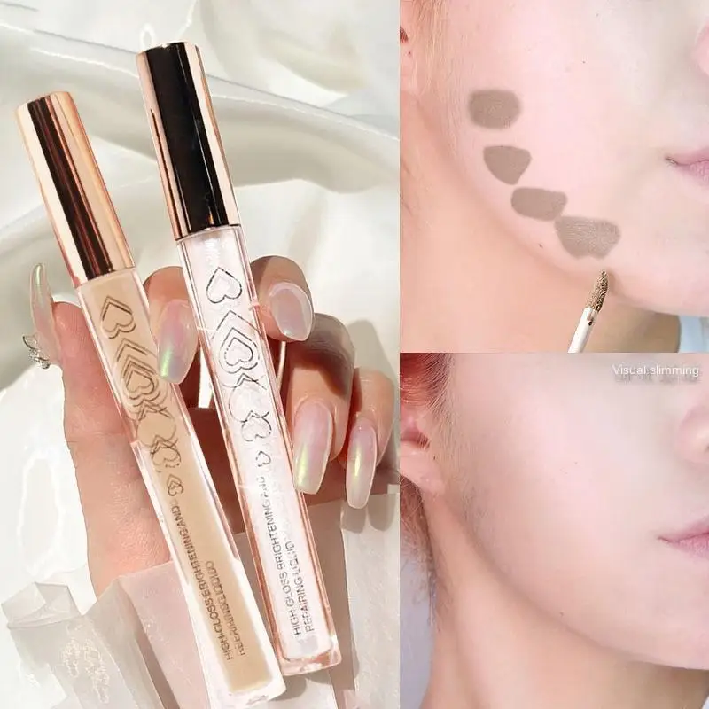 Liquid highlight shadow cement stick concealer to create three-dimensional contour nose shadow waterproof brightening eye