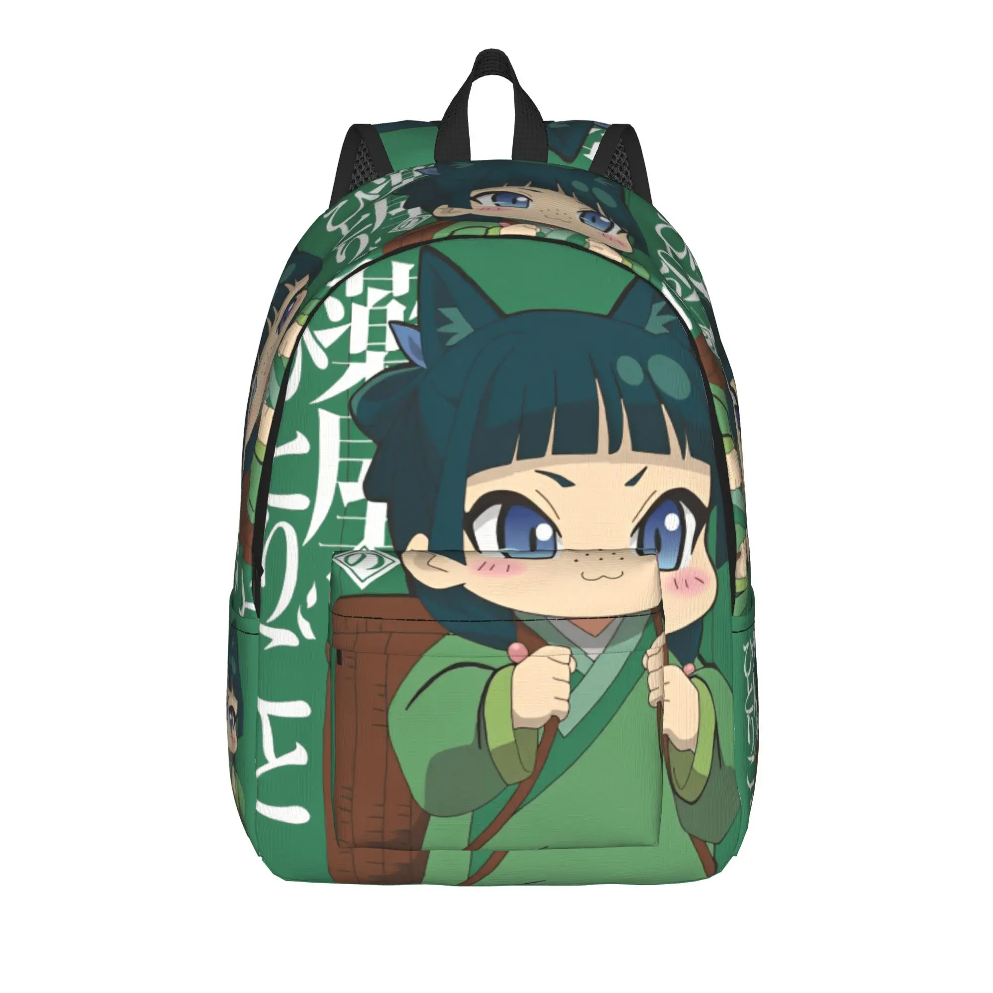 The Apothecary Diaries Backpack  Teen Polyester Workout Backpacks Large Modern High School Bags Rucksack