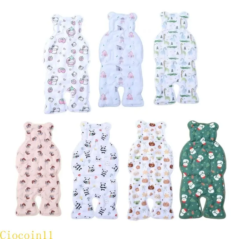 

Y1UB Baby Strollers Cooling Pad Cartoon Pattern Pram Cooling Pad Breathable Pad Summer Cooling Mat for Pushchair