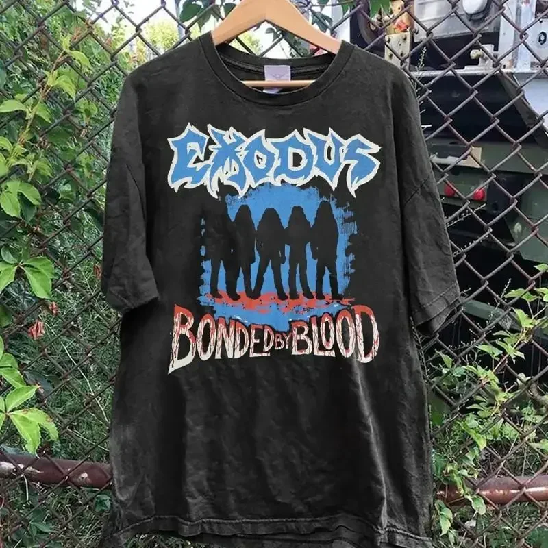 EXODUS 1985 tour SHIRT Cotton Black All Size T 15D202