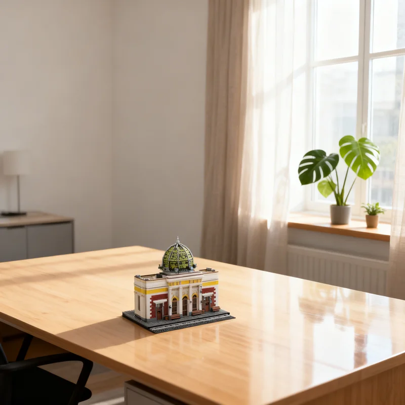 

4901pcs MOC Train Station City Trains Model Building Blocks Toy Gift Creative Display Collectible Desk Premium Adult Kids Home