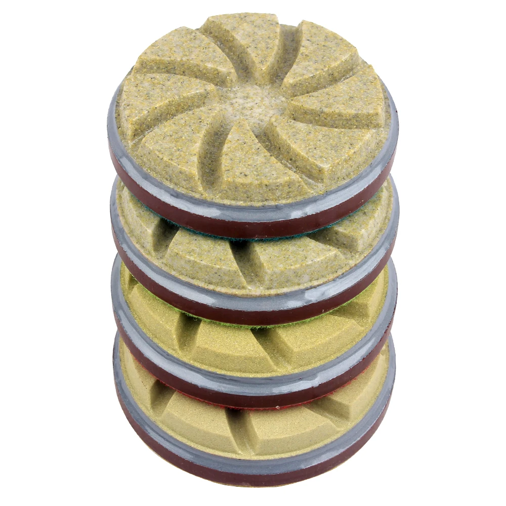 RAIZI 3 inch STCD super true ceramic diamond concrete polishing pads