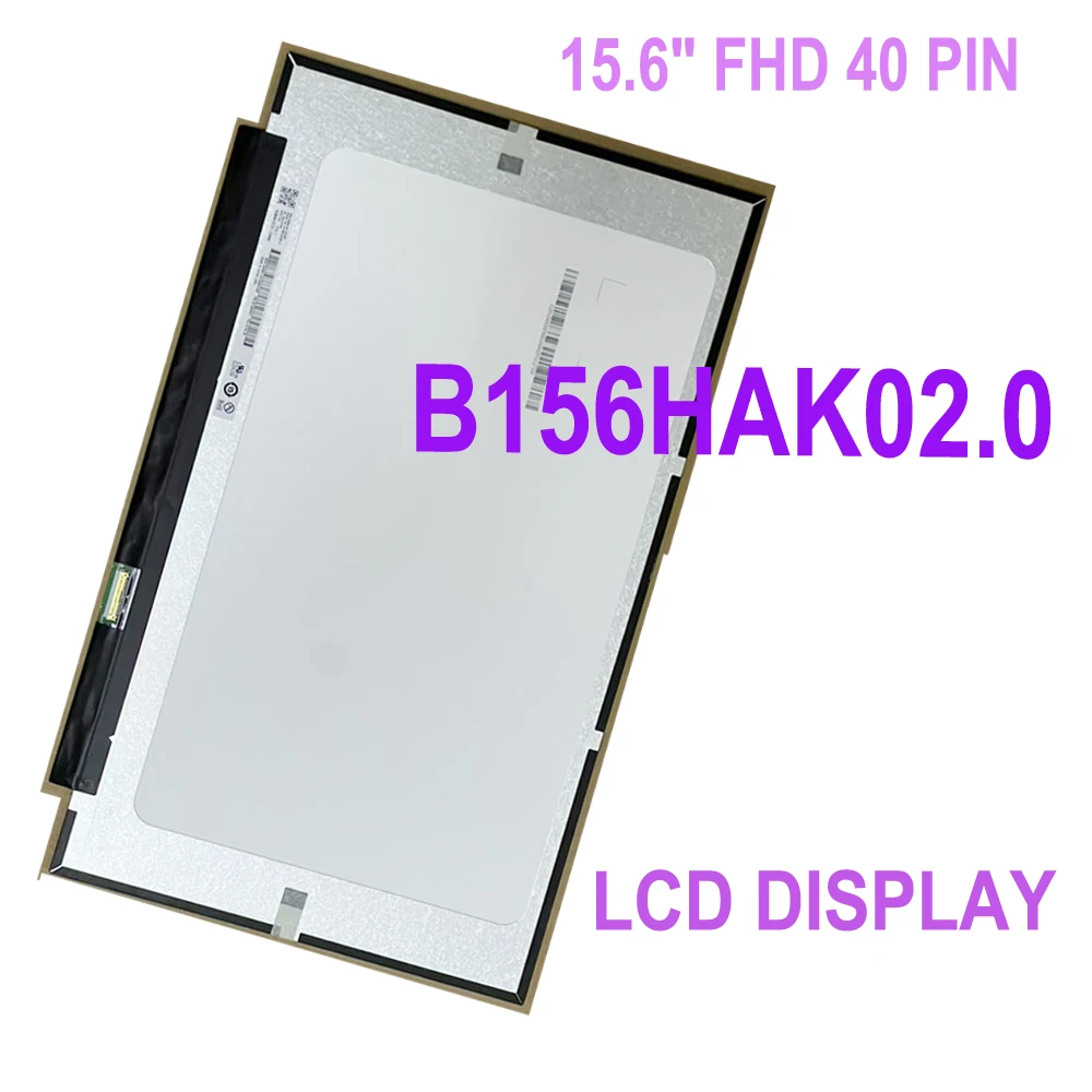 15.6-inch laptop LCD Touch Screen NV156FHM-T00 B156HAK02.0 suitable for Lenovo ThinkPad T570 T580 FHD IPS Display Panel 40 pin