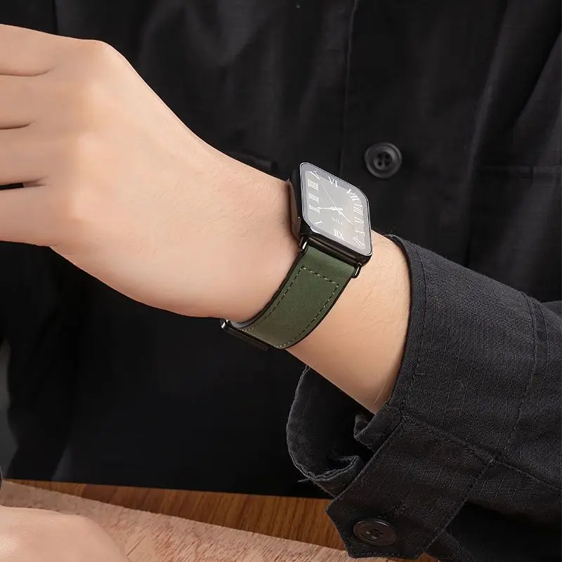 حزام مغناطيسي لـ Xiaomi Mi Band 9 Pro 8 Pro سوار من السيليكون لساعة Redmi Watch 4 5 معصمه ملحقات حزام الساعة الذكية