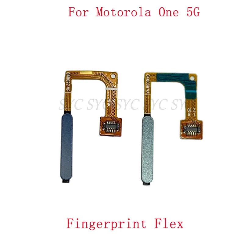 Fingerprint Sensor Button Flex Cable For Motorola Moto One 5G Touch Sensor Scanner Repair Parts