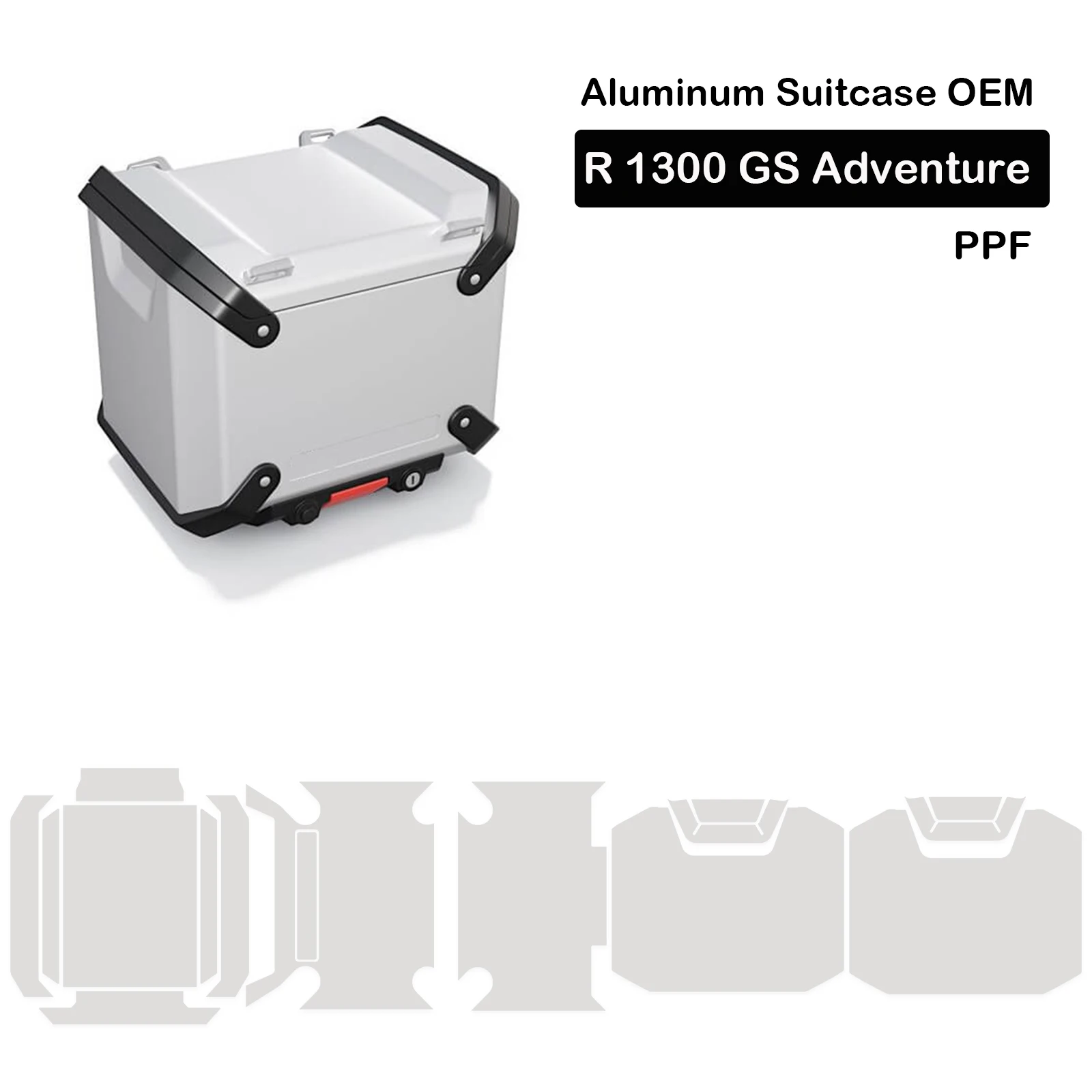 R1300GS Adv TPU PPF For R1300 GS Adventure Aluminum Suitcase OEM Case Parts Trunk TPU Anti-scratch Protective Film 2025-