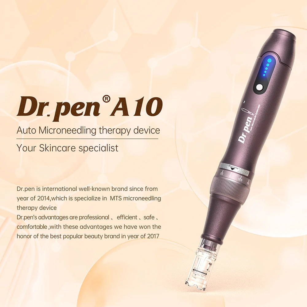 2022 Newest Original Dr.Pen A10 Type-C Charging Wireless Professional Dermapen Microneedling MTS Machine Best Skin Care Tool