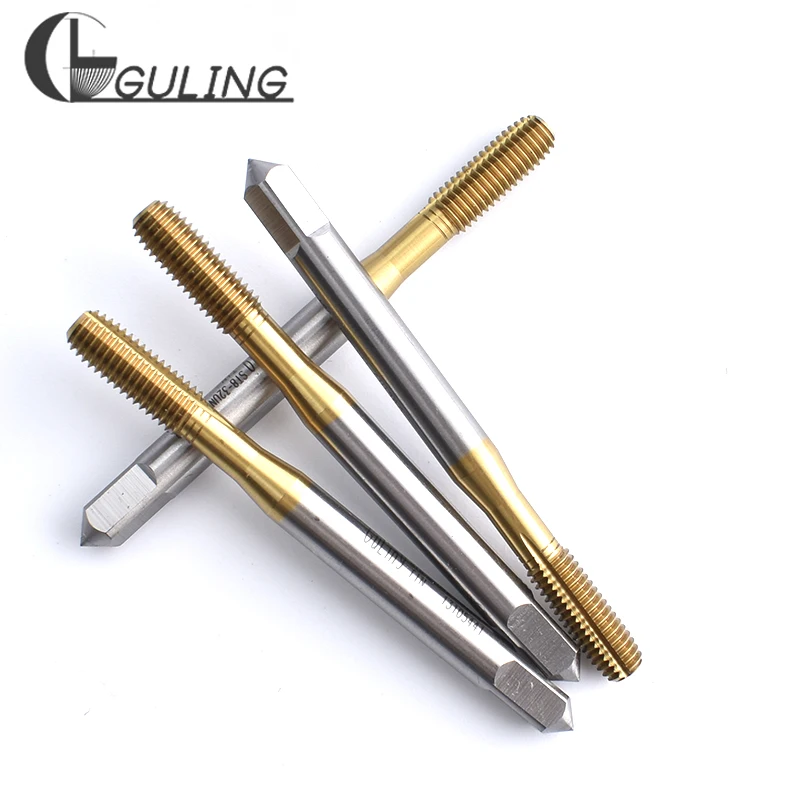 HSSE Lắp STI Với Tín Tạo Thành Tập ST M2 M2.5 M3 M4 M5 M6 M8 M10 X0.45 X0.5 X0.7 X0.8 x1.25 X1.5 Máy Vít Ren Vòi