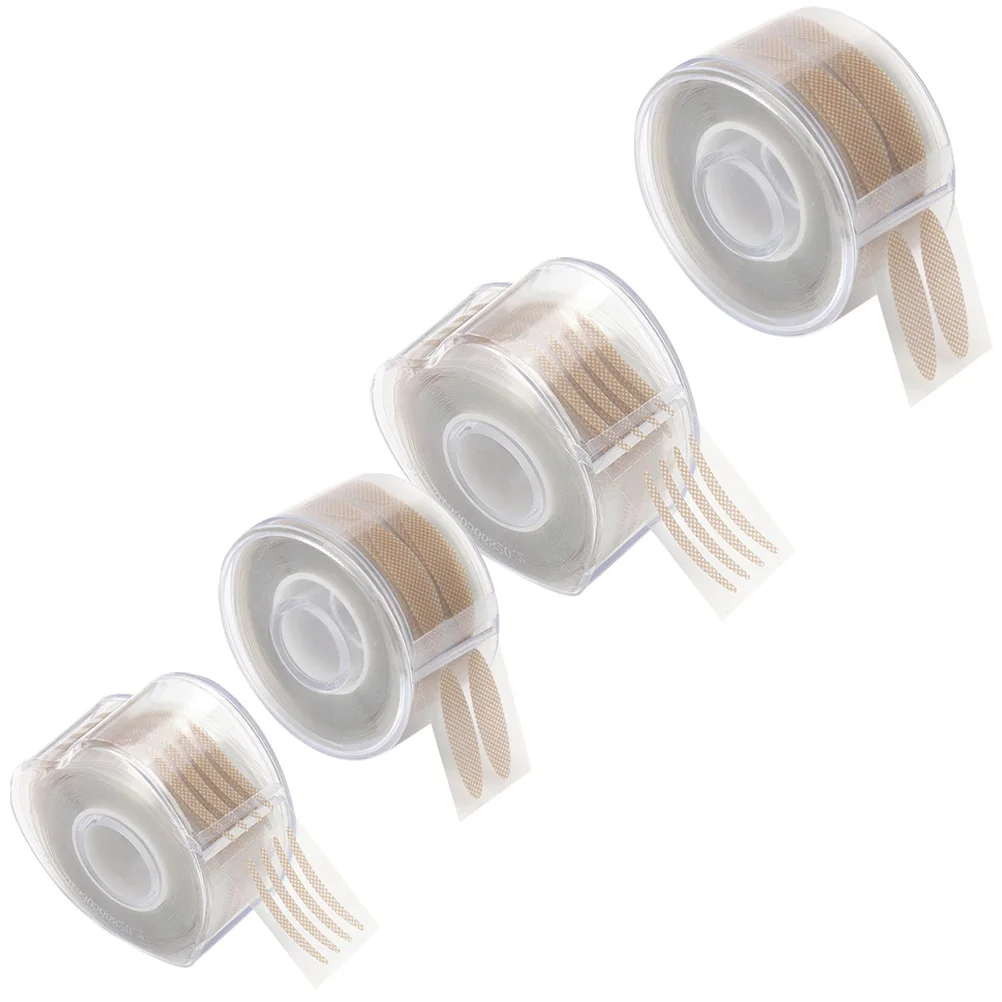 

4 Rolls Adhesive Eyelid Tape Natural Strips for Women Double Creation Comfortable Reusable Beauty