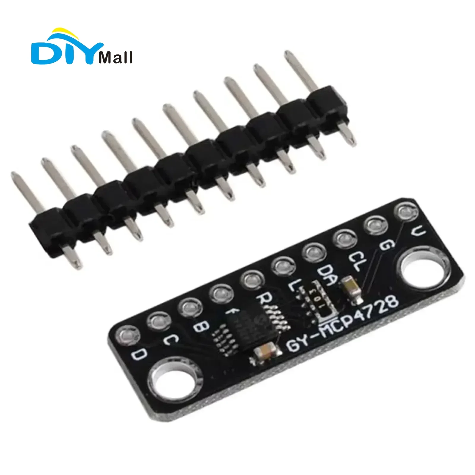 Original GY-MCP4728 12-Bit DAC Module I2C Interface with Quad Buffered Outputs for Arduino Industrial Use