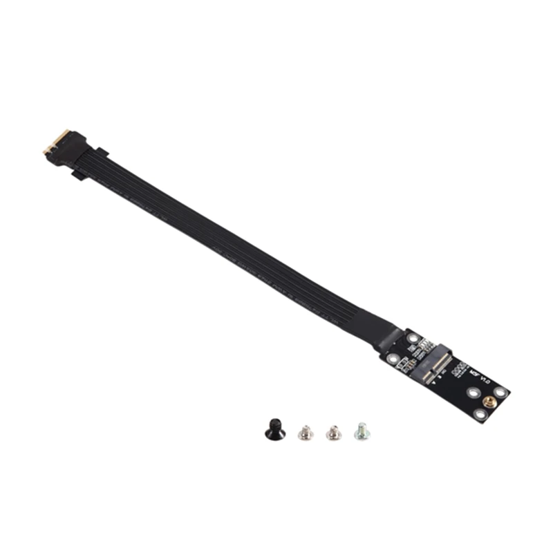 DT23 M.2 Key A E WiFi Card Extension Cable 20CM Riser for PC Motherboard Signal Integrity