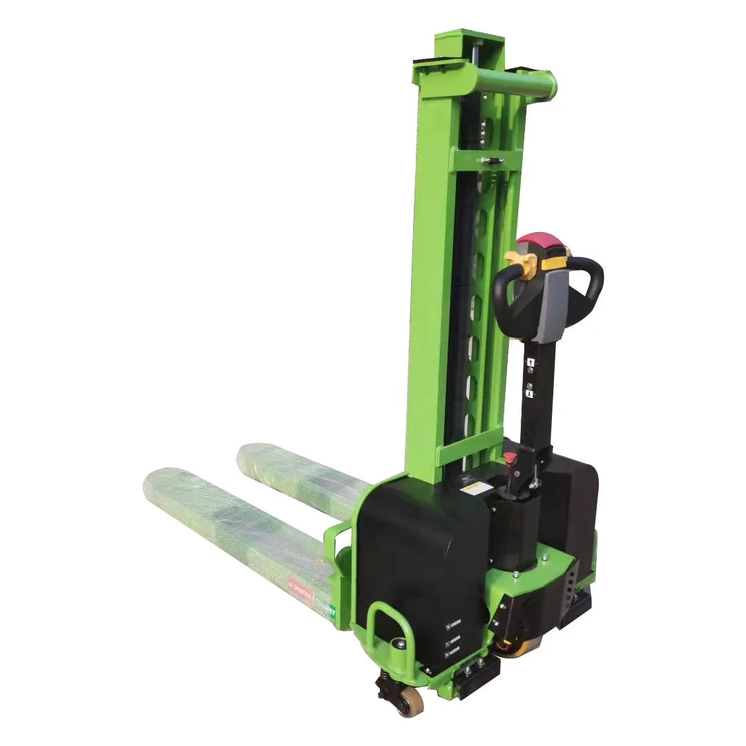 New product 500kg 1300mm   Full Electric Self-lifting Stacker Electric Stacker