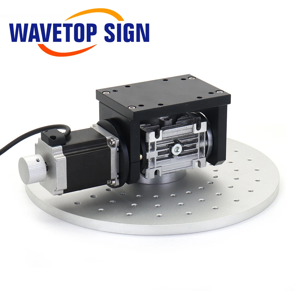 Wavetopsign Multi-Station Rotary Werktafel Voor Fiber Laser Co2 Laser Makring Machine