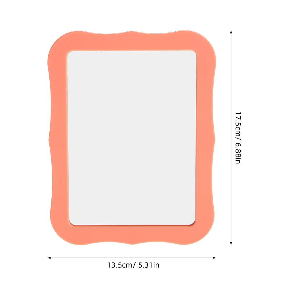 2 قطعة مرآة الخزانة المغناطيس عالية الوضوح الزجاج المغناطيسي واضح انعكاس مرآة صغيرة محمولة لمرايا الغرور الخزانة