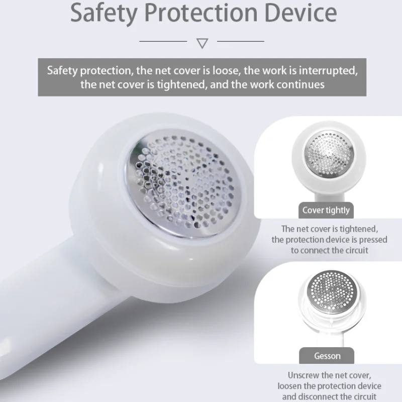 Removedor de pelusas eléctrico, recortador de pellets de pelusa de ropa, máquina de Pilling de suéter, afeitadora de tela recargable portátil