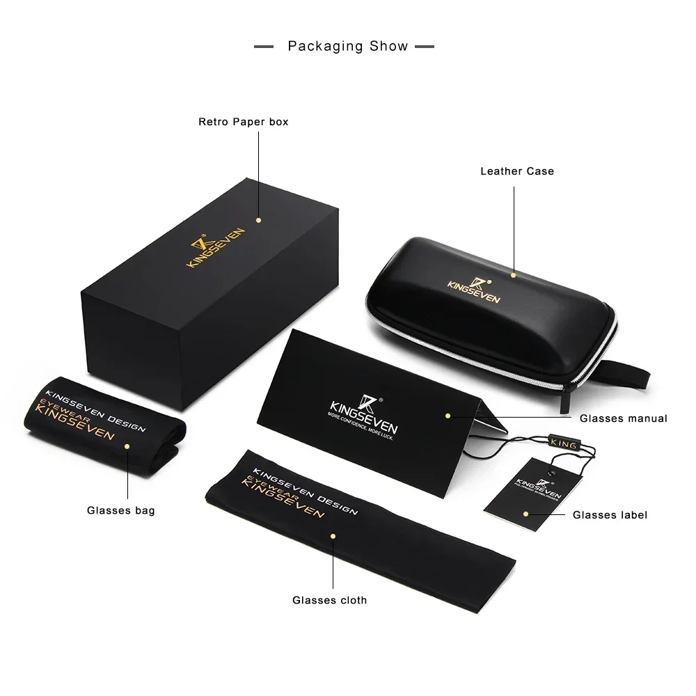 KINGSEVEN العلامة التجارية موضة الاستقطاب UV400 نظارات واقية النظارات الشمسية الصيد مستطيل الرجال النساء القيادة سبيكة النظارات في الهواء الطلق